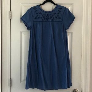 Old Navy Chambray Dress with Stiching